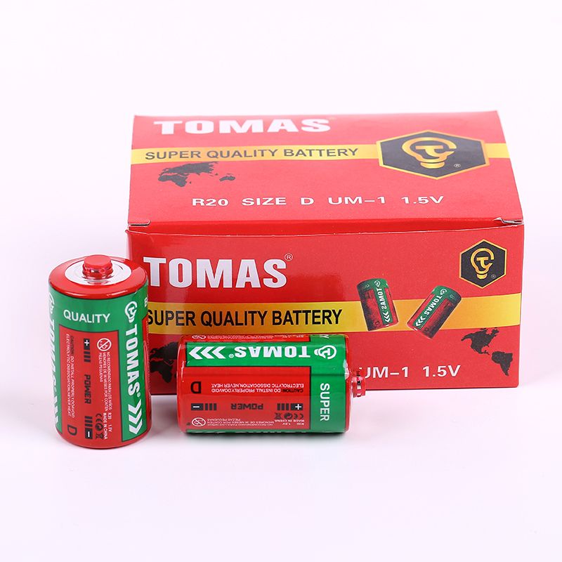 TOMAS 红色1号电池  SIZE D R20 1.5V细节图