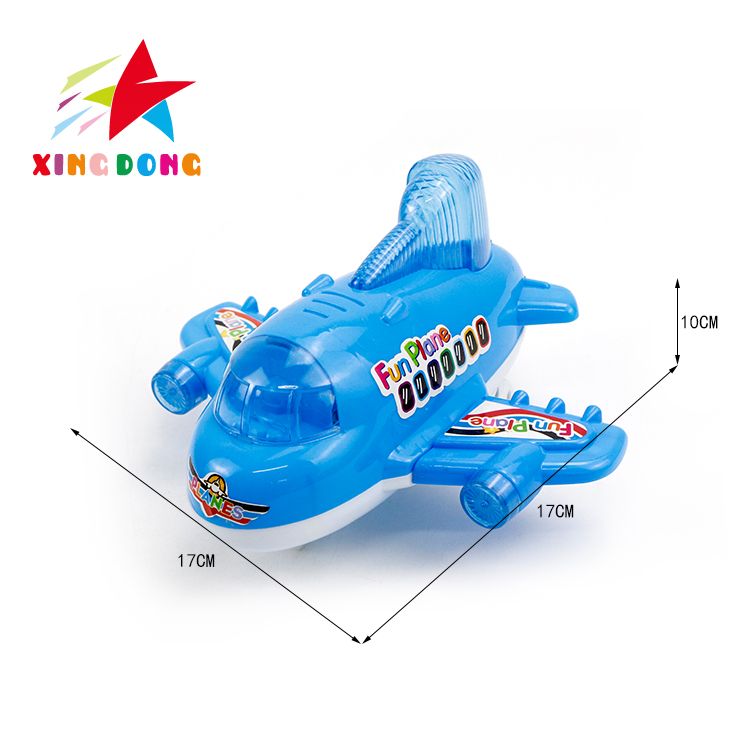 Children's toy aircraft, solid color aircraft, drawstring light aircraft toys details Picture