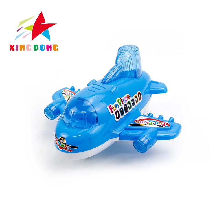 Children's toy aircraft, solid color aircraft, drawstring light aircraft toys detail image 1