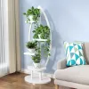 Living room home flower stand, multi-layered indoor storage rack, decoration room, new balcony decoration, green ivy and spider plant stand Specification image