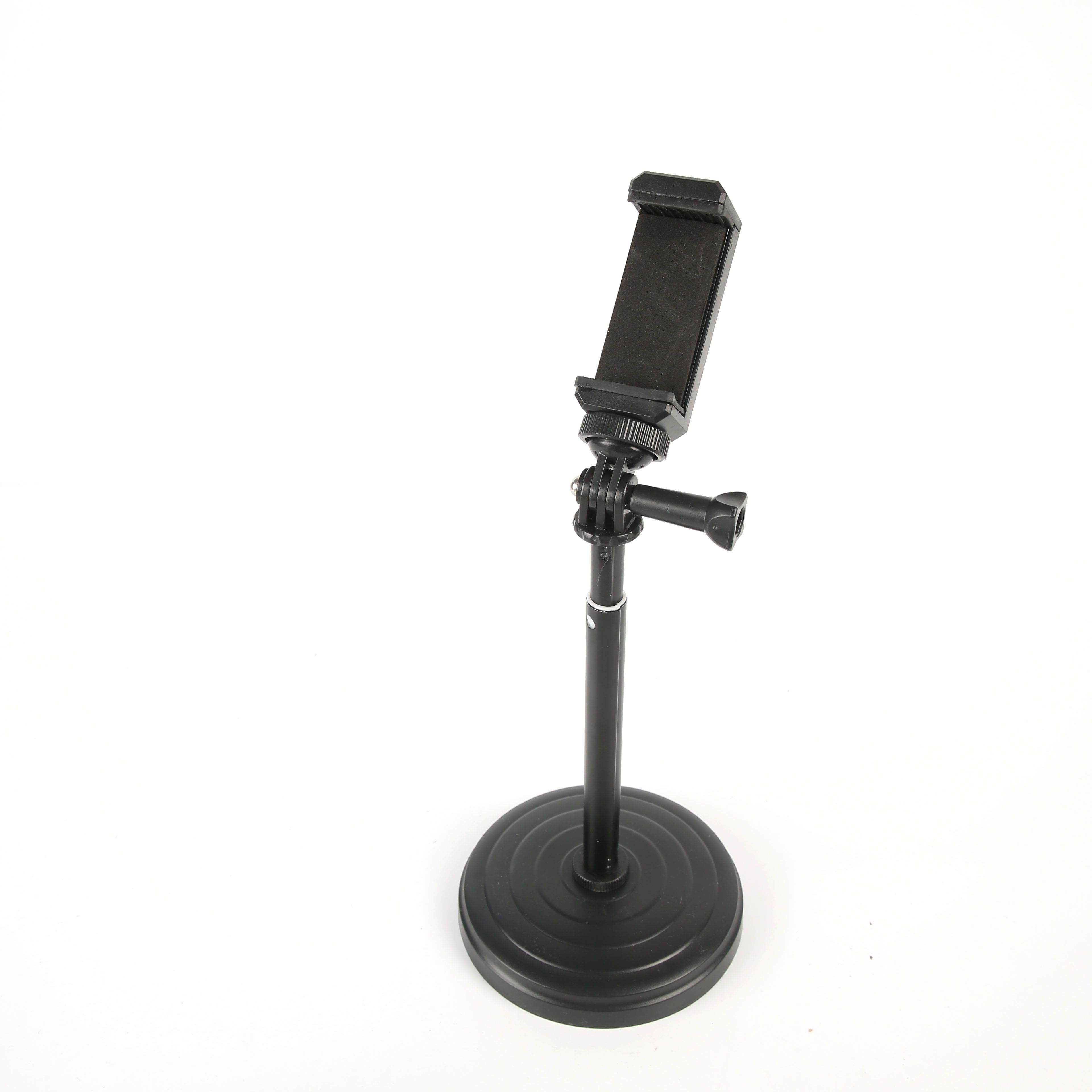Desktop phone holder, metal rod, telescopic and rotating tablet computer, live streaming light, portable lazy person, pan-tilt, universal multi-functional stand Item Picture