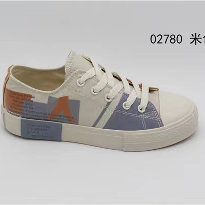 The 2021 autumn new model of Renben 2780 women's multi-color canvas shoes is a low-top casual shoe