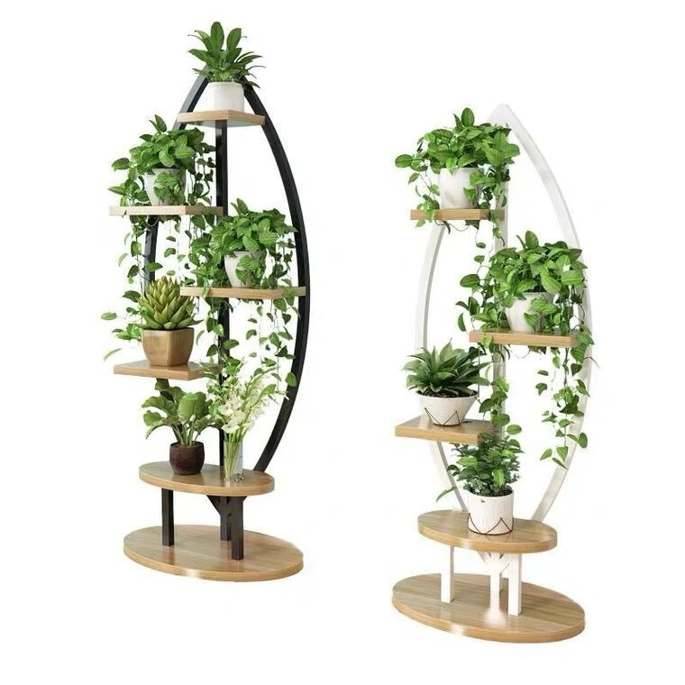 Living room home flower stand, multi-layered indoor storage rack, decoration room, new balcony decoration, green ivy and spider plant stand detail image 4