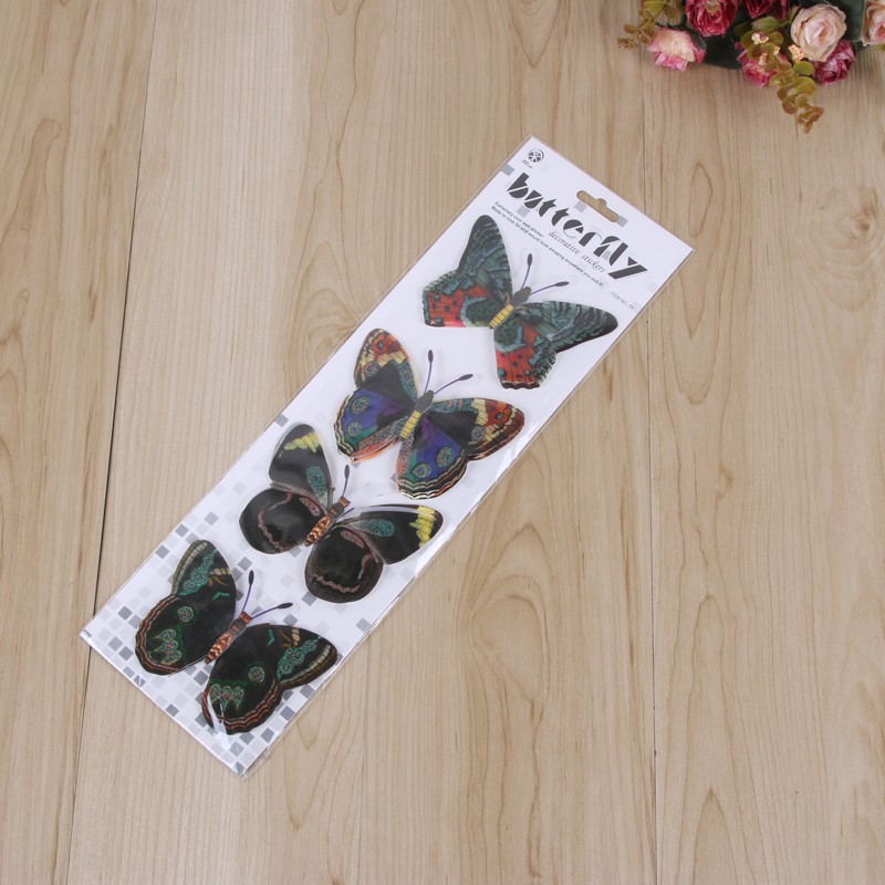 Customized gold powder three-dimensional butterflies detail image 1