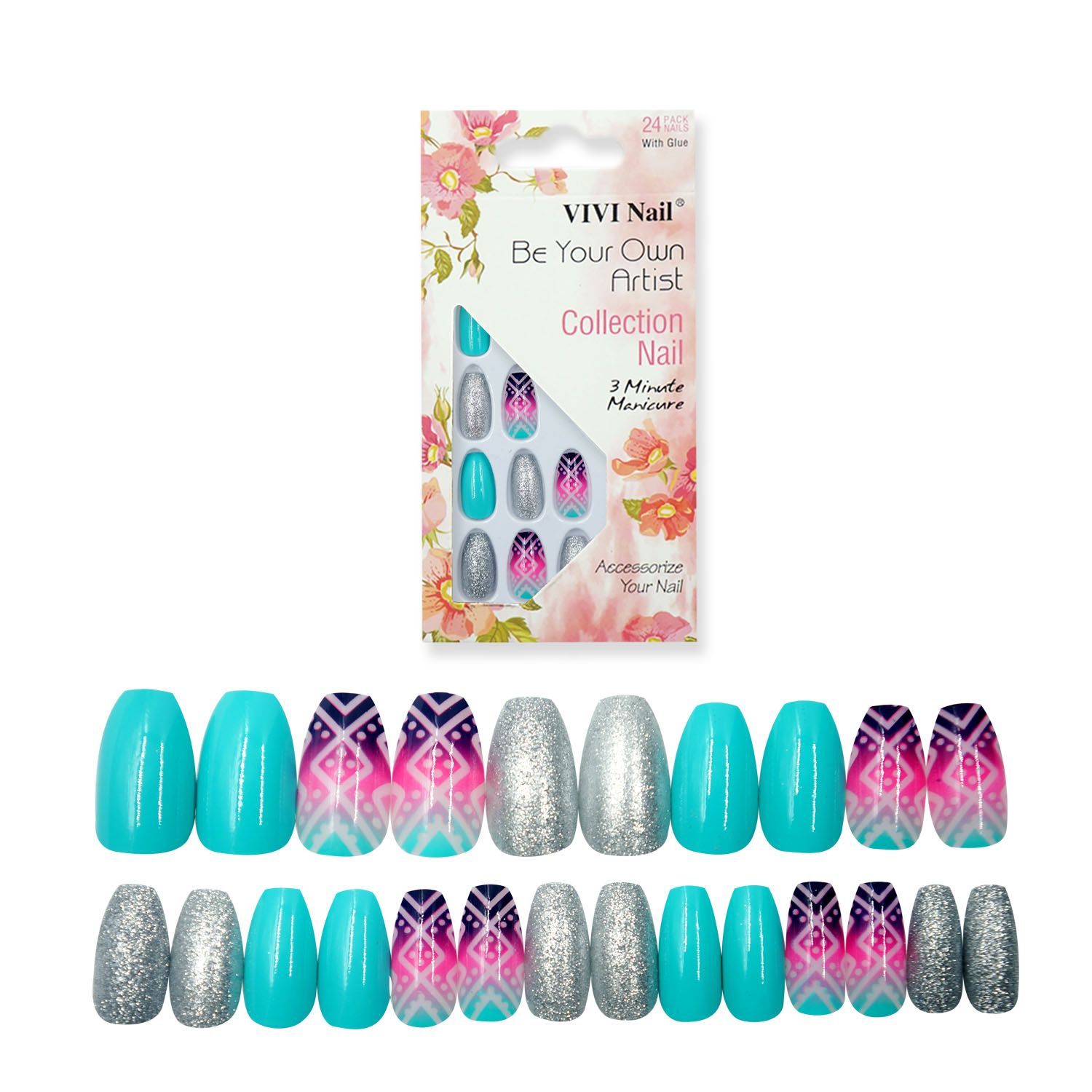 Nail patches, ballet nails, coffin nail patches, nail art finished products, nail patches, nail art patches wholesale, 24 pieces of ballet nails Nail patches, ballet nails, coffin nail patches, nail art finished products, nail patches, nail art patches wholesale, 24 pieces of ballet nails