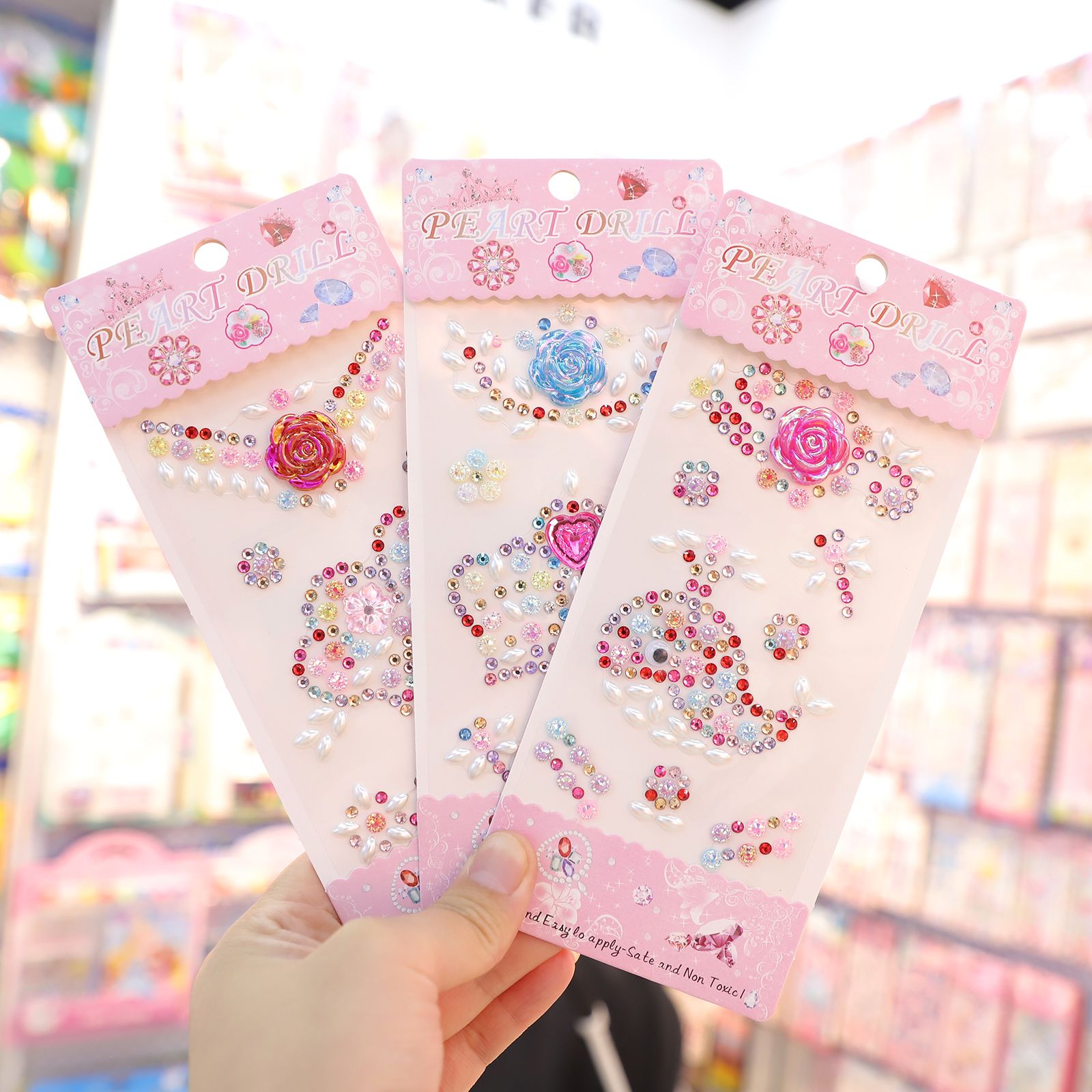 金盛贴纸办公文化YH-B钻贴 规格：8.5X19CM