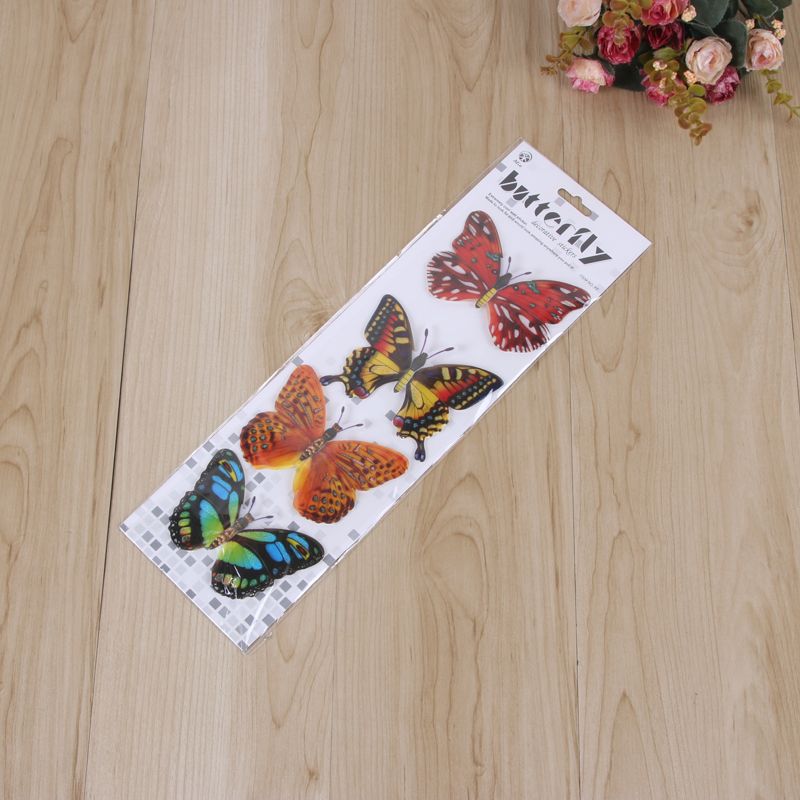 Customized gold powder three-dimensional butterflies