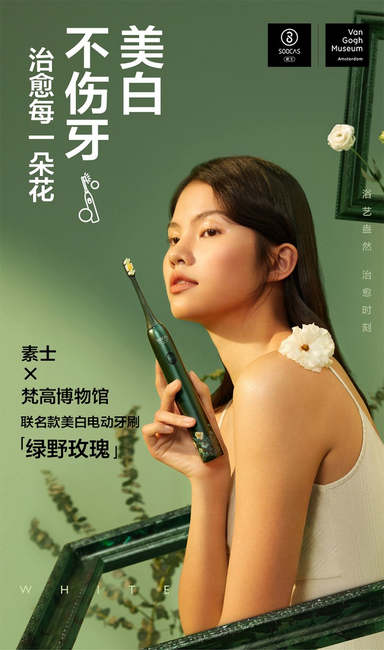 浙里 素士声波电动牙刷X3U·梵高联名款详情图1