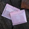 2021 Cross-Border Pink Underwear Bags Men's And Women's English Fashion Ziplock Bags Plus Custom Plastic Bags details Picture