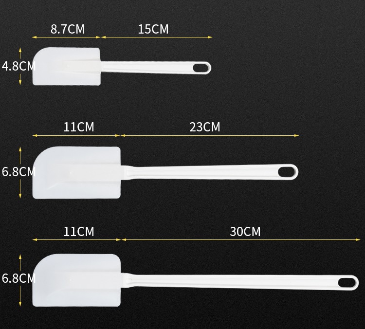 一体式大号硅胶刮刀 刮板蛋糕奶油抹刀 橡胶软铲刀 子搅拌棒烘焙工具详情9