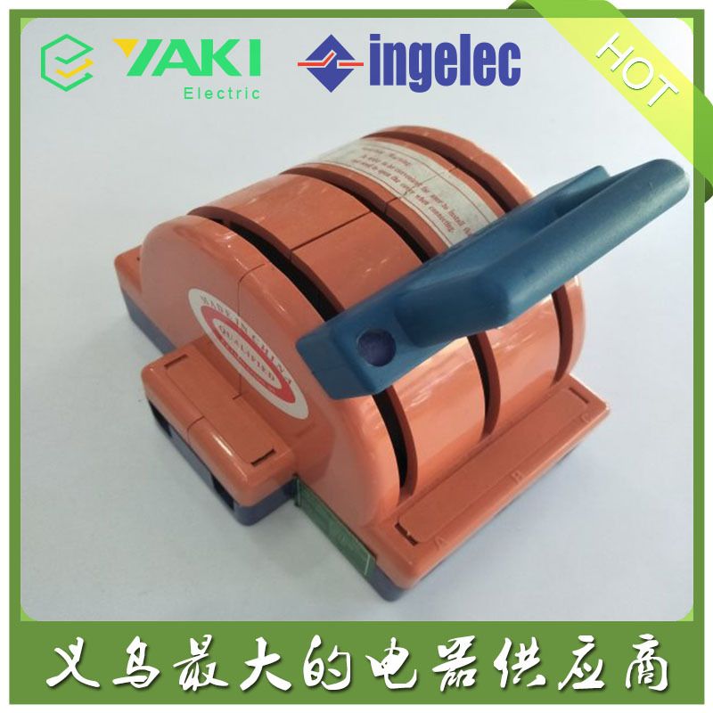 Manufacturer's export circuit breaker knife switch 3P 63A blue background double-trip knife switch load switch electric knife switch