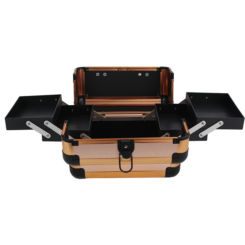 2021 cash payment aluminum alloy portable cosmetic storage jewelry box pic 13