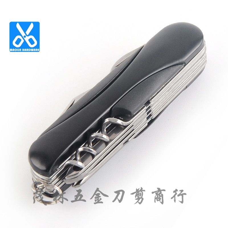厂家直销 多功能礼品刀折叠小刀开瓶器不锈钢多功能小刀野营用具多功能礼品刀折叠小刀开瓶器不锈钢多功能小刀野营