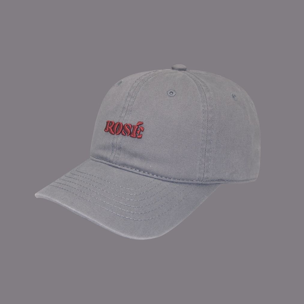 Korean colored baseball cap, washed baseball cap