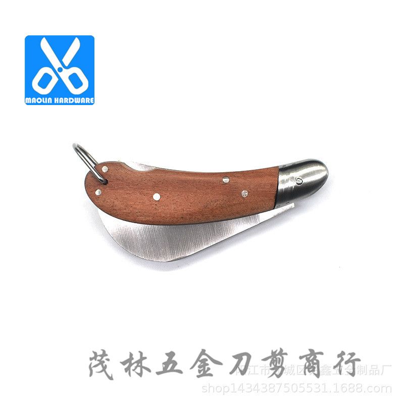 红木柄弯刀 花木嫁接工具刀 折叠式水果刀 户外随身用品 电工弯刀红木柄弯刀 花木嫁接工具刀 折叠式水果刀 户外随身用品 