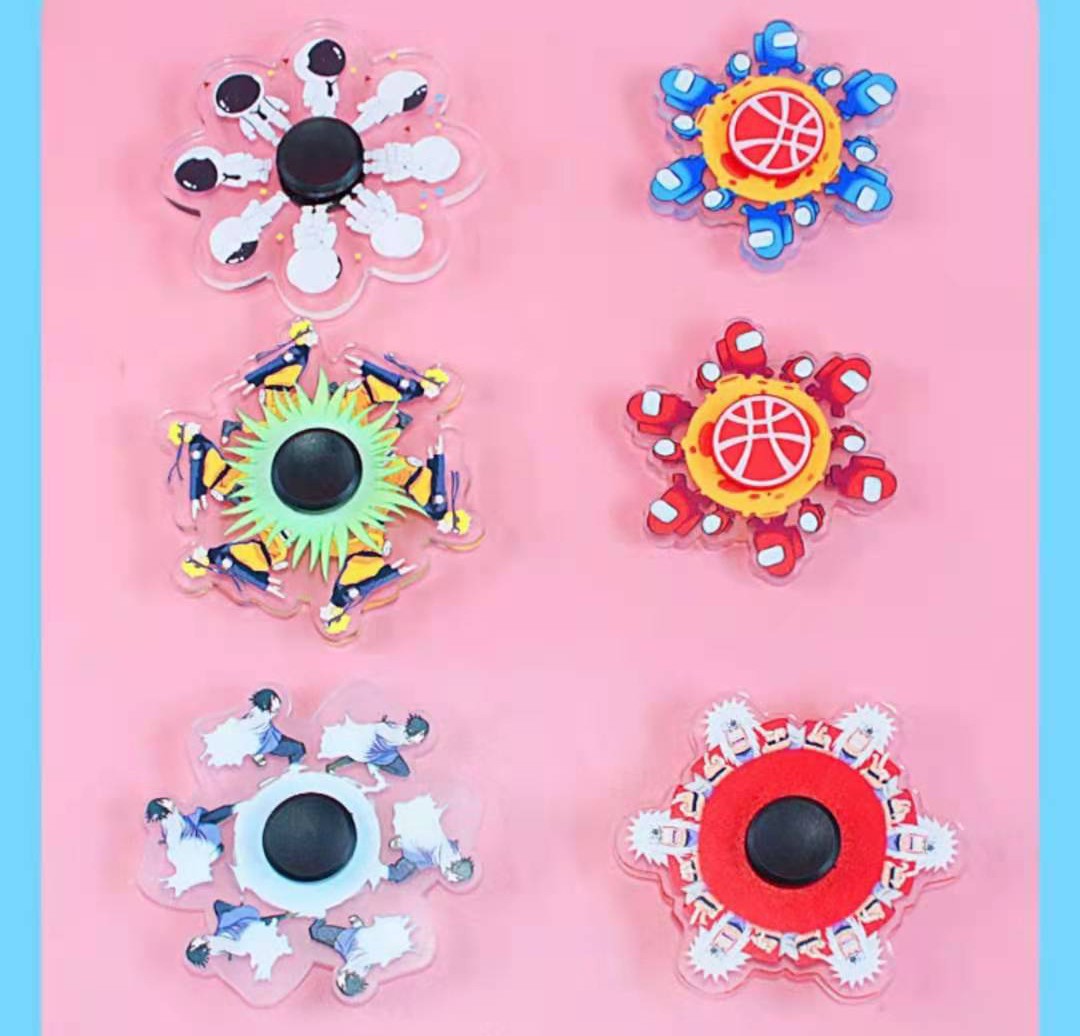 动态陀螺抖音同款会奔跑的陀螺现货鸣人佐助火影指尖陀螺手指陀螺详情图4