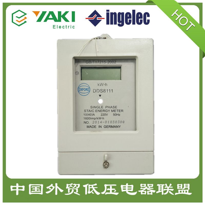 厂家直销电表 电子式电能表只能电度表 家用外贸电度表单相电能表图