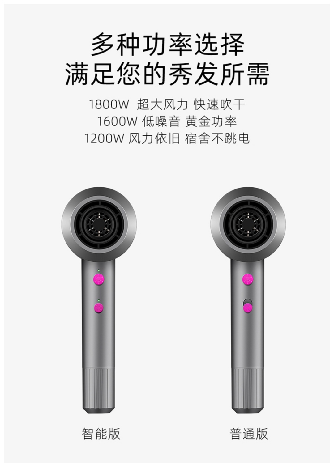负离子吹风机产品图