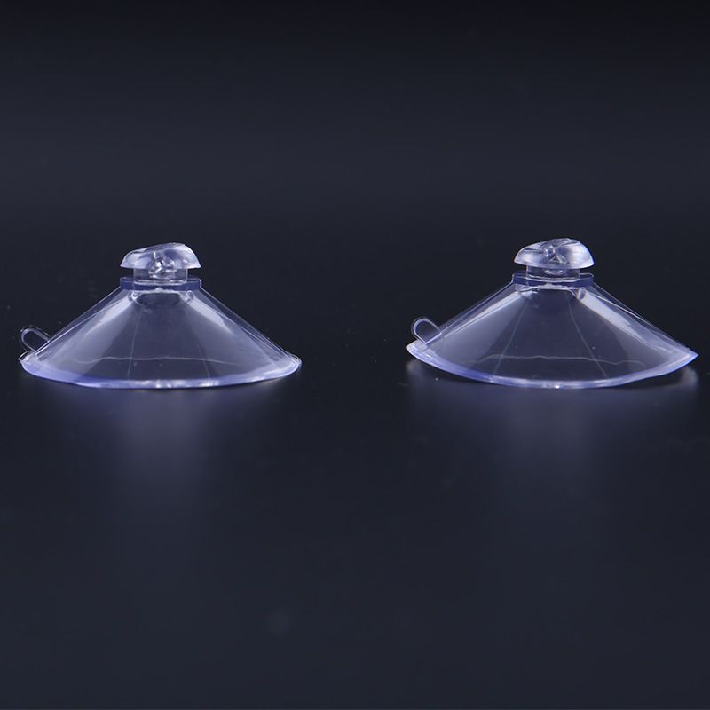 Strong vacuum suction cup 42mm thin, double-sided transparent pvc small suction cup, anti-slip gasket for coffee table glass details Picture
