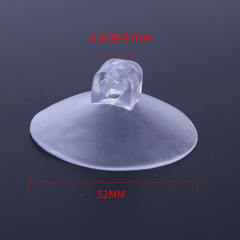PVC suction cups, mushroom head suction cups, 52mm glass suction cups, daily-use hooks full figure