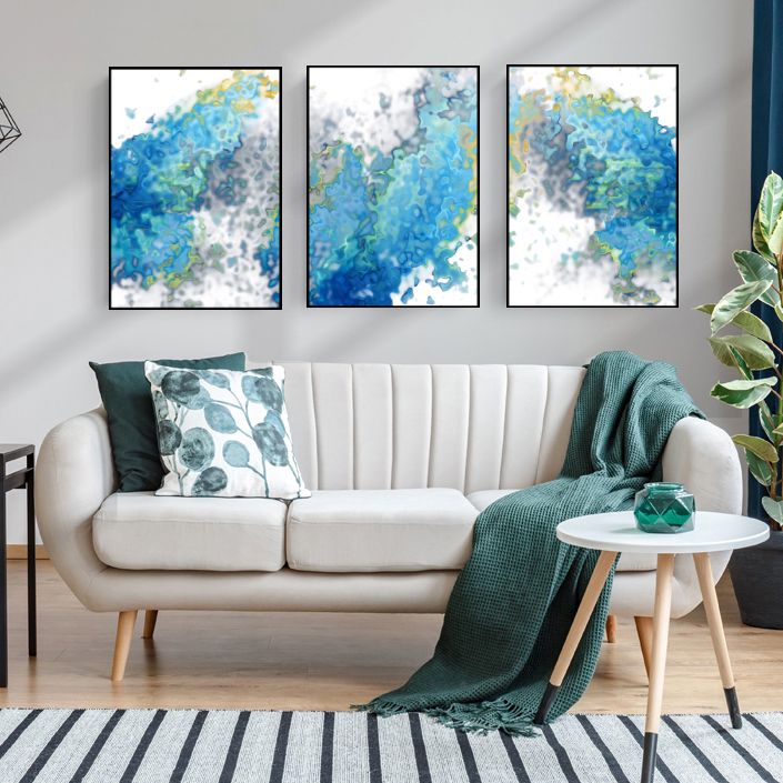 现代轻奢客厅玄关装饰画