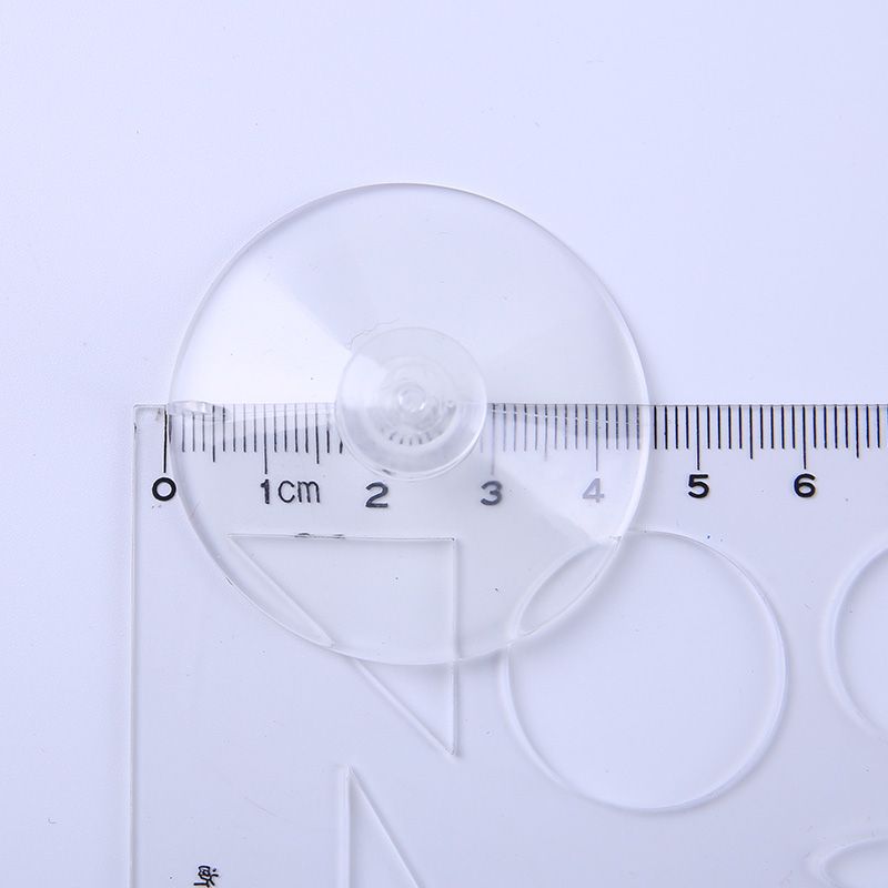 PVC吸盘 蘑菇头吸盘45mm 玻璃吸盘 日用品挂钩配件详情图4