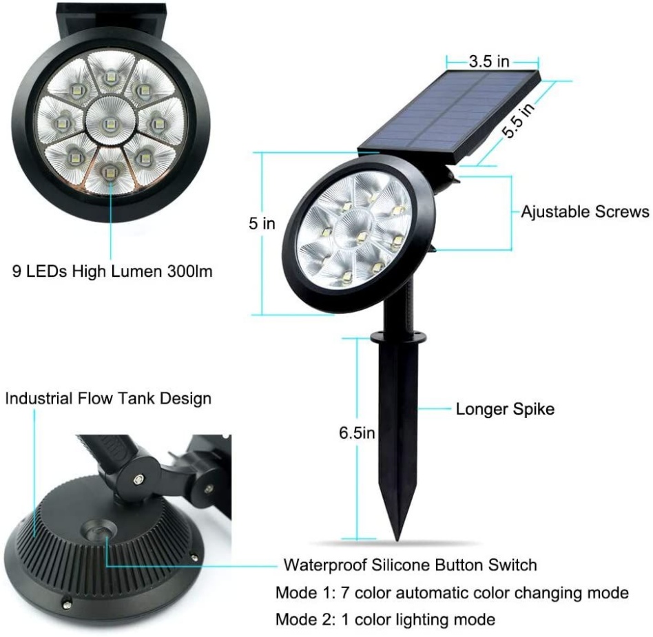太阳能七彩草坪详情图2
