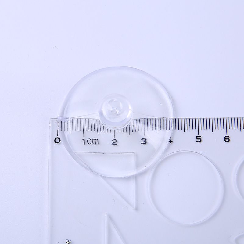 Strong vacuum suction cup 42mm thin, double-sided transparent pvc small suction cup, anti-slip gasket for coffee table glass Application Scenario
