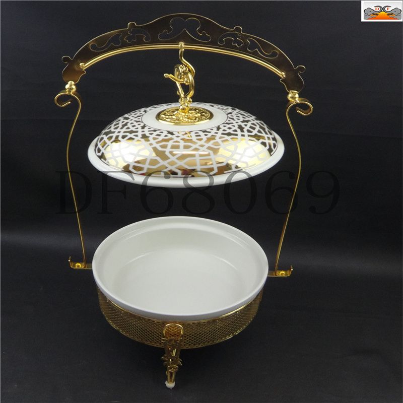 DF68069 Golden stove Ceramic stove Alcohol stove Kitchen Hotel Supplies Factory Direct sales DF Trading House