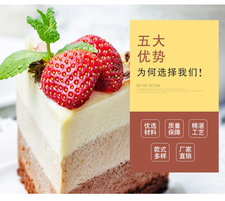 生日聚会用品生日蛋糕盘彩色水果纸盘一次性餐具黄色烫金派对纸盘详情图3