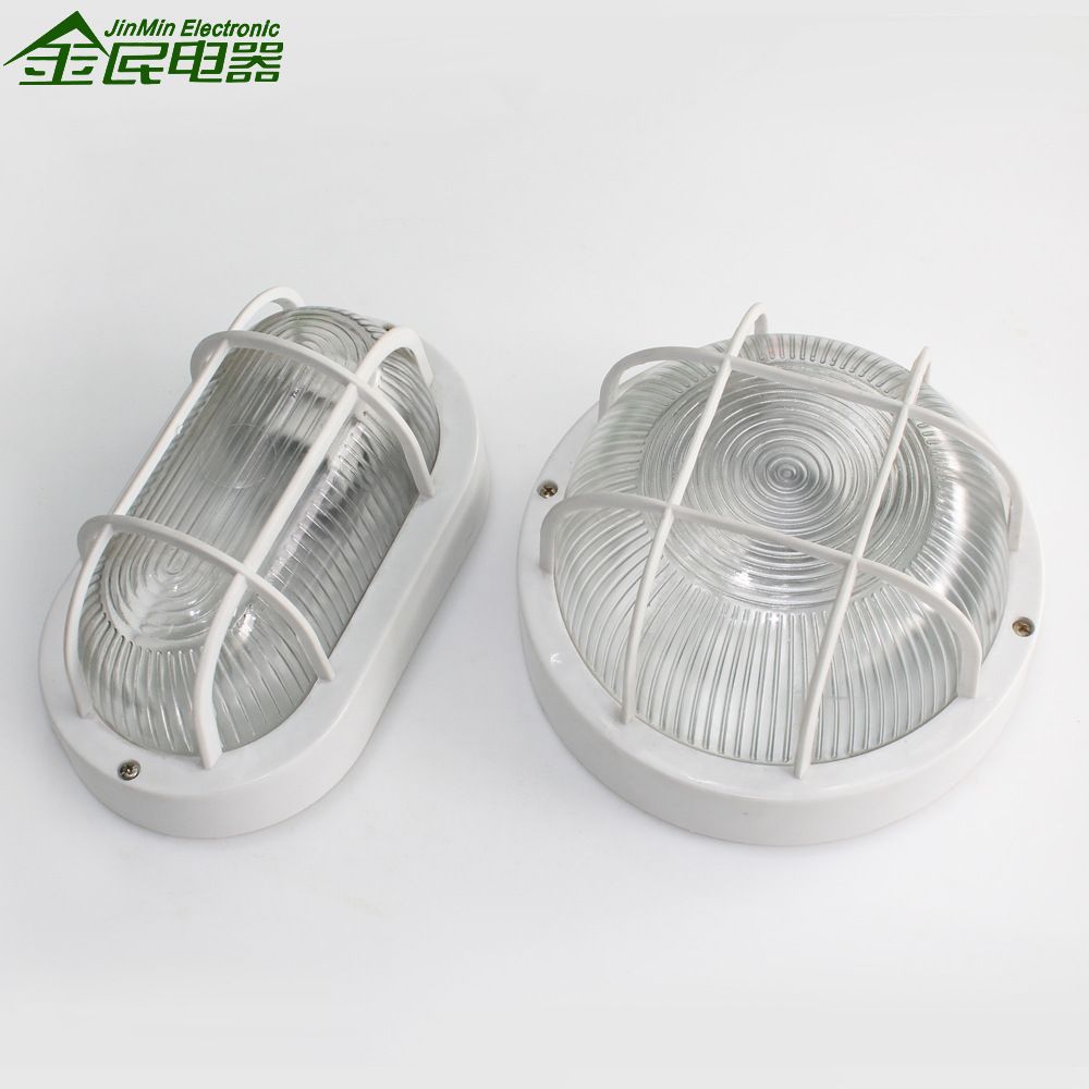 LED lampshade with mesh cover, outdoor moisture-proof glass lampshade 1186, suitable for both outdoor and indoor exposed installation