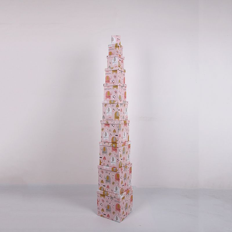 Factory direct sales of ten-piece square gift boxes