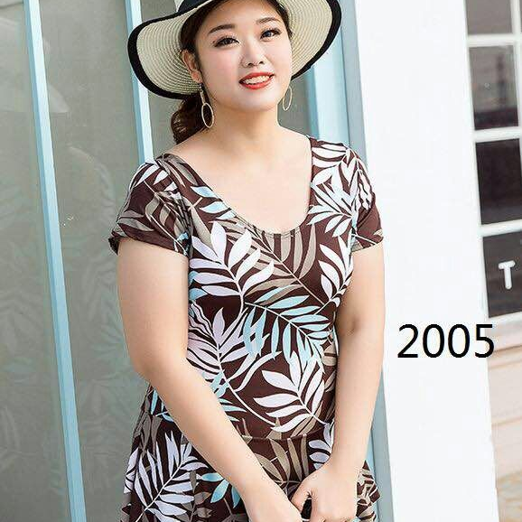 浩翔加肥加大连体泳衣