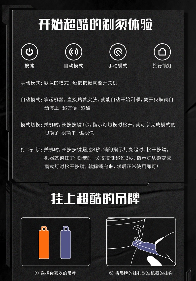 浙里 素士超能自动剃须刀 S31详情图8