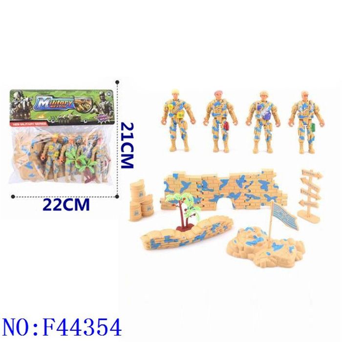 Military men doll military suit toy scene accessories human model toy military base special soldiers children display puzzle development F44354