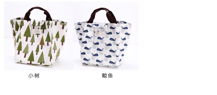 81010保温包10色森林扁提手便当包详情图3