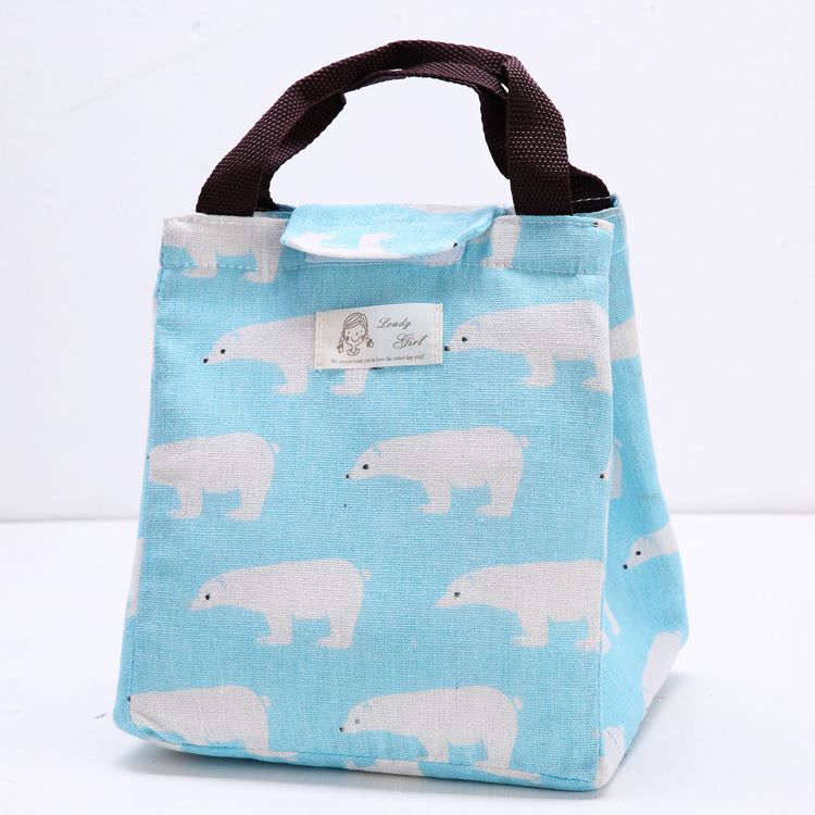 火烈鸟扁提手便当包产品图