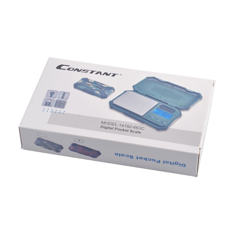 【Constant-663C】 Household electronic scale, baking food scale, kitchen scale, stainless steel plate, mini Item Picture