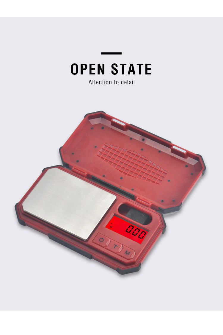 【Constant-663C】 Household electronic scale, baking food scale, kitchen scale, stainless steel plate, mini detail image 1
