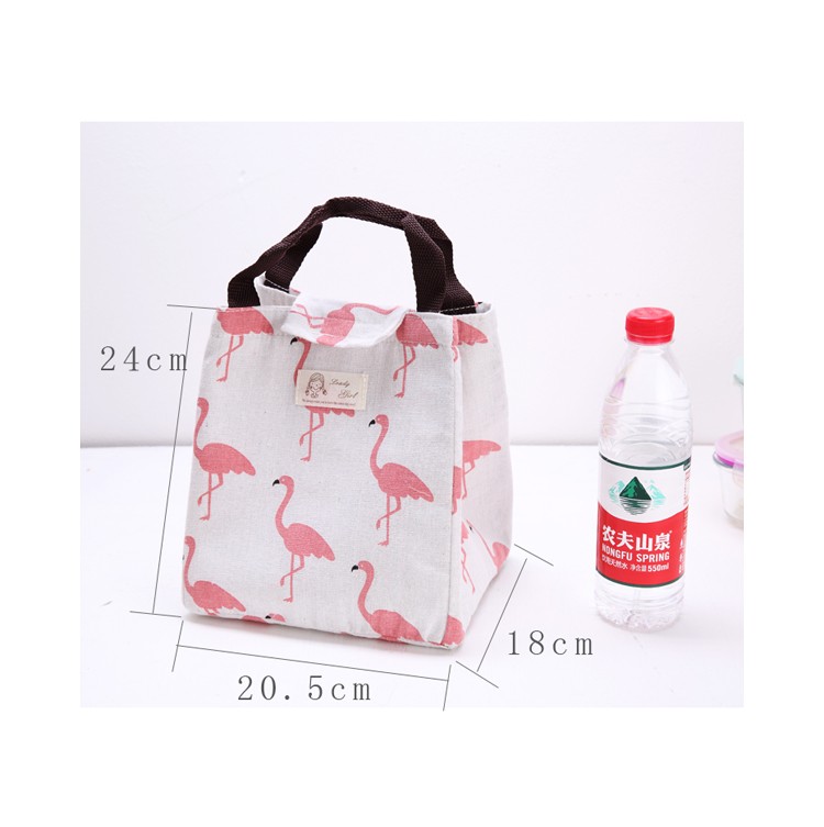 火烈鸟扁提手便当包详情图4