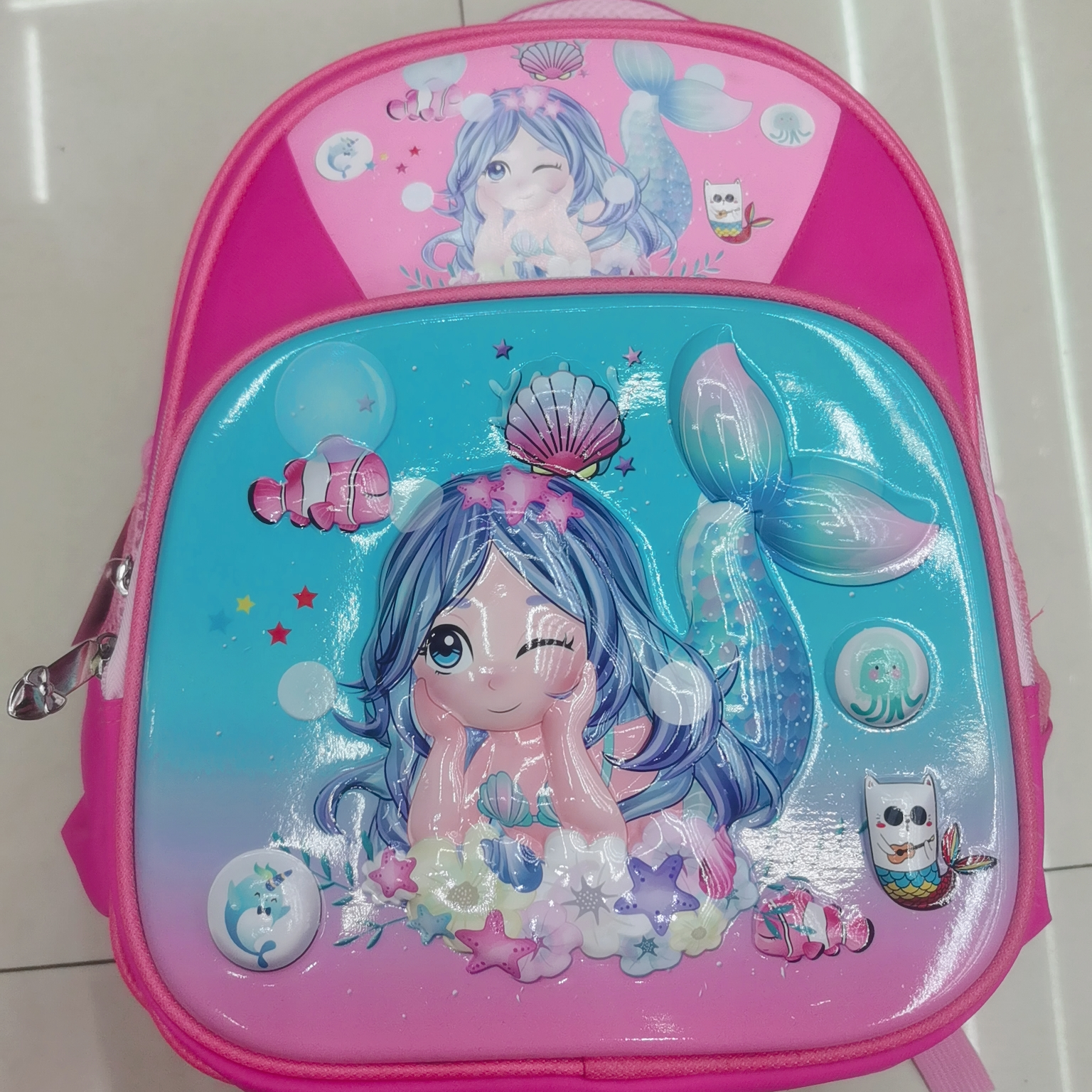 Printed Shell Fashion Schoolbag