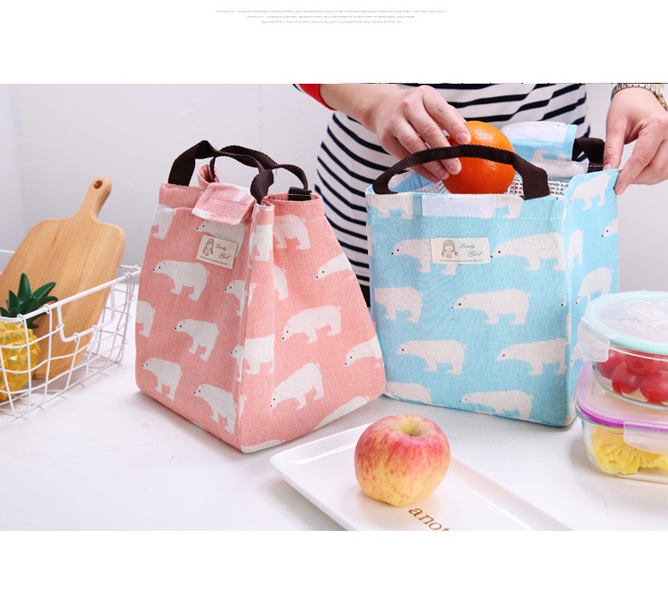 火烈鸟扁提手便当包详情图10