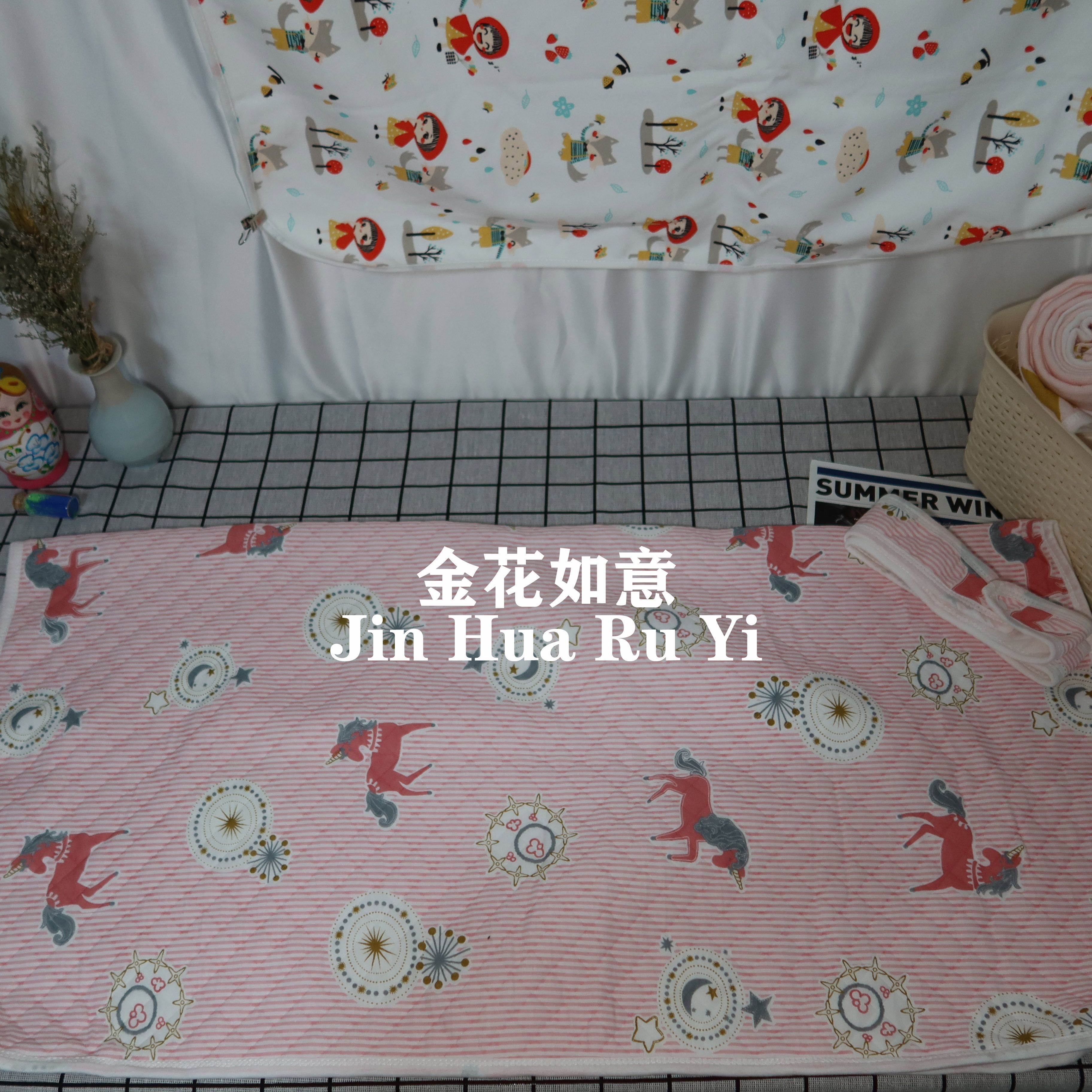 Small diamond-shaped pure cotton blanket, baby warm cotton blanket, pure cotton cover blanket for newborns, children's blanket, baby blanket Specification image