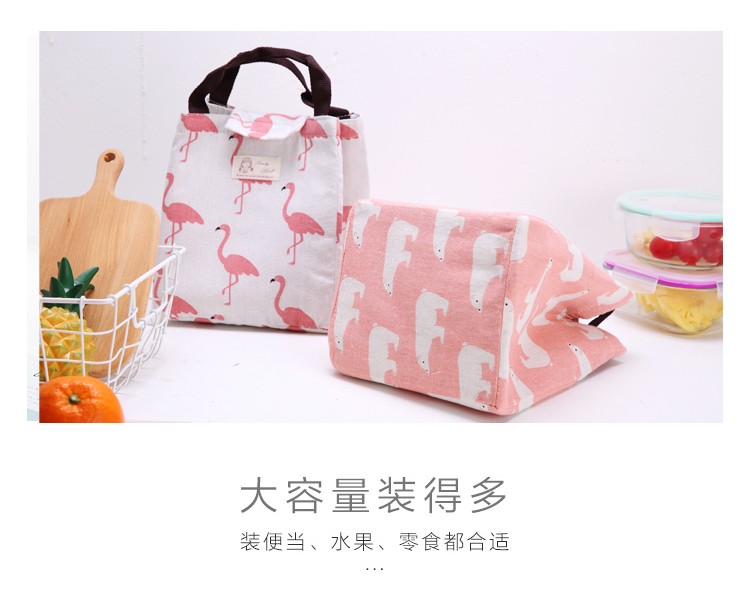 火鸟扁提手便当包详情图5