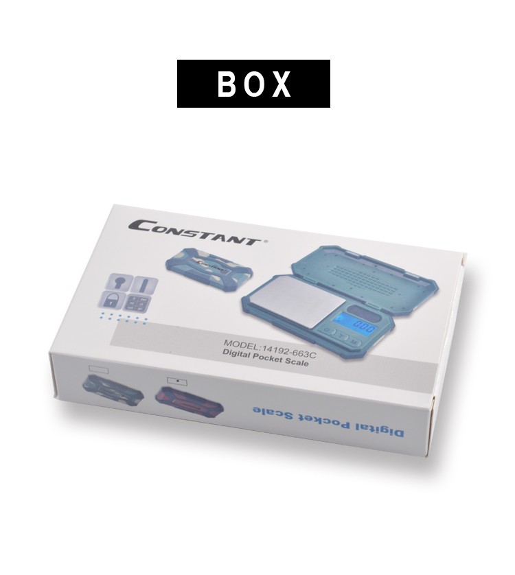 【Constant-663C】 Household electronic scale, baking food scale, kitchen scale, stainless steel plate, mini detail image 2