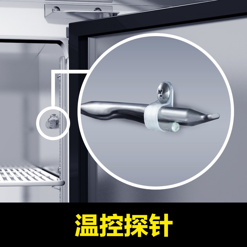 Tuoqi refrigeration and freezing workbench, commercial freezer, fresh-keeping cabinet, water bar, milk tea shop operation counter, kitchen refrigerator detail image 1