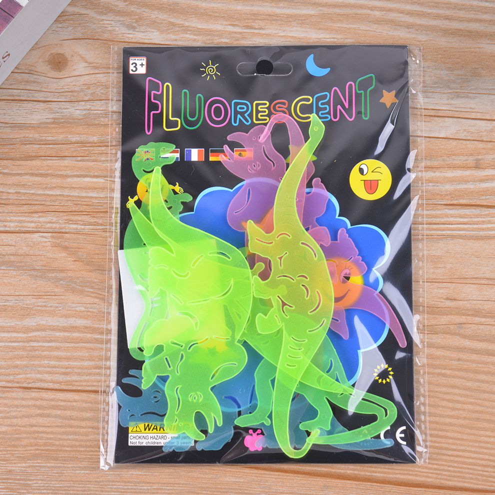 Dinosaur Amazon glow-in-the-dark patch Pigeon fluorescent wall paste toy bird glow-in-the-dark star Moon Maple Leaf in stock