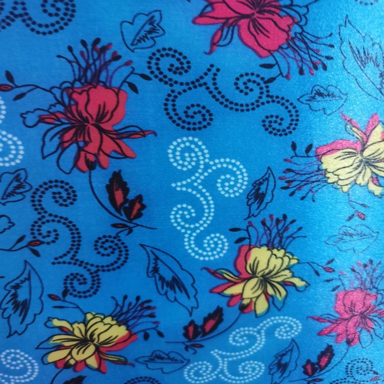 Color dinkin print series estampado de estrellas 100% poliéster tejido en la parte inferior con espuma de PVC Item Picture