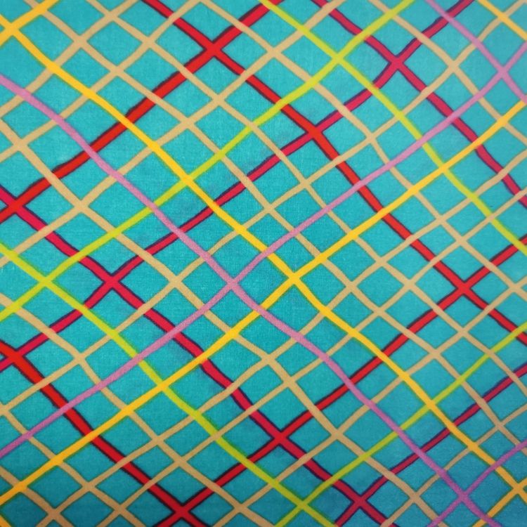 Color dinky print series cuadros de colores estampados 100% poliéster en la parte inferior PVC espumado details Picture