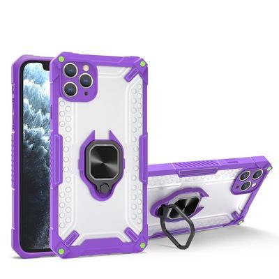 2021 nuevo vulcan caso de teléfono adecuado para IPHONE 12 anillo TPU+PC caso de cerveza teléfono protector caso details Picture